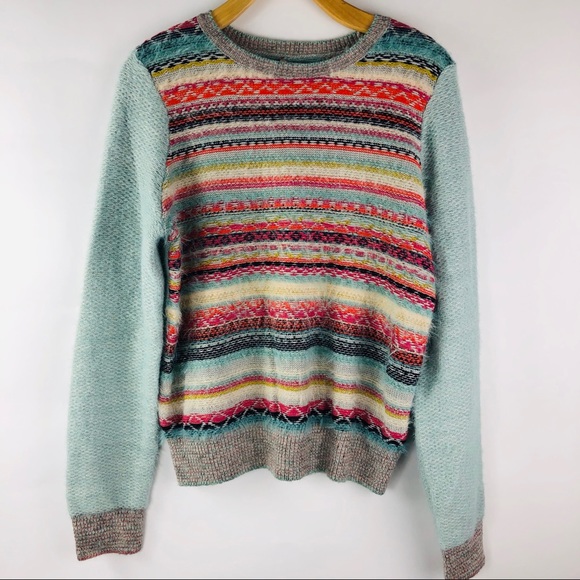 Anthropologie Sweaters - Anthropologie Knitted & Knotted Multicolor Sweater